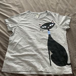 Kate Spade T-shirt with a cat